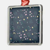 Botanischer Blume Ornament Aus Metall (Links)