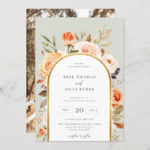 Botanischer Blumenarschrahmen im Herbst