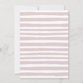 Botanischer Blumenbogen, 40. Geburtstag Party Einladung (Rückseite)