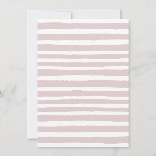 Botanischer Blumenbogen, 40. Geburtstag Party Einladung (Rückseite)