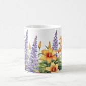 Botanischer Blumengarten Hübscher Garten Kaffeetasse (Mittel)