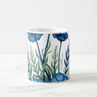 Botanischer Blumengefäß für Kaffee- und Teeliebhab Kaffeetasse