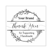 Botanischer Blumenhandel Vielen Dank Gummistempel (Prägung)