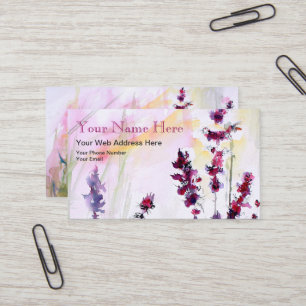 Botanischer Blumenkeller Visitenkarte