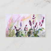 Botanischer Blumenkeller Visitenkarte (Rückseite)