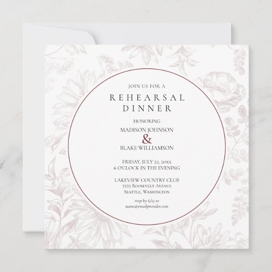 Botanischer Blumenkohl Probe Dinner (Vorderseite)