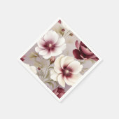 Botanischer Blumenkohl Serviette (Ecke)