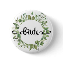 Botanischer Blumenkranz Kalligrafie