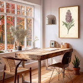 Botanischer Blumenkunst-Druck im Boho-Stil Poster