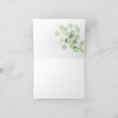 Botanischer Blumenpfirsich Rosa Gelber Abschluss Karte (Innenseite)