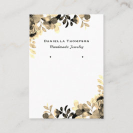 Botanischer Blumenschmuck Visitenkarte