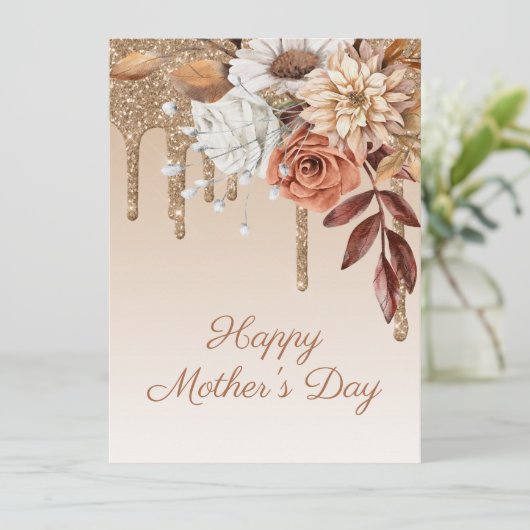 Botanischer Blumenstrauß am Muttertag (Stehend Vorderseite)