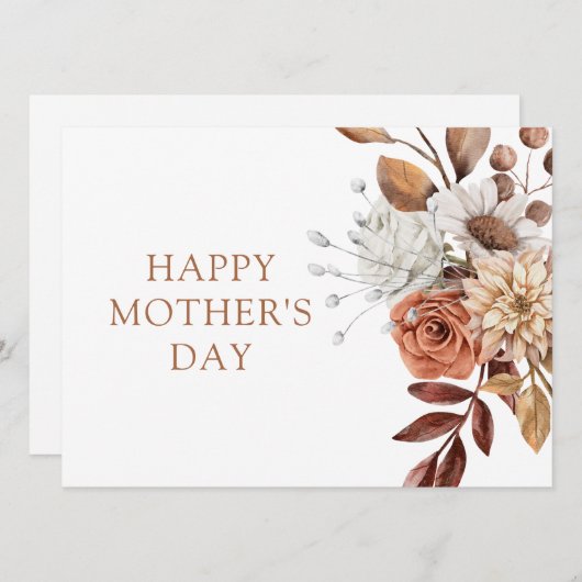 Botanischer Blumenstrauß am Muttertag (Vorne/Hinten)