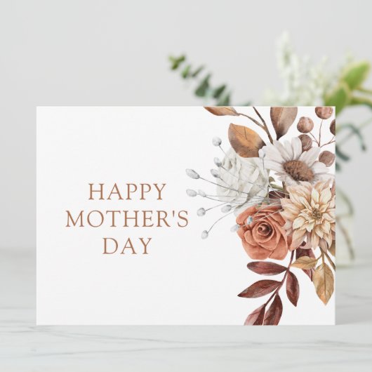 Botanischer Blumenstrauß am Muttertag (Stehend Vorderseite)