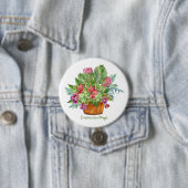 Botanischer Blumenstrauß Button (Beispiel)