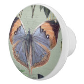 Botanischer Blumenstrauß Vintage Hütte 3 Keramikknauf (Rechts)