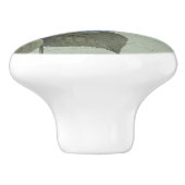 Botanischer Blumenstrauß Vintage Hütte Seite 4 Keramikknauf (Seitenansicht)