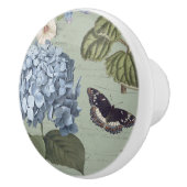 Botanischer Blumenstrauß Vintage Hütte Seite 4 Keramikknauf (Rechts)