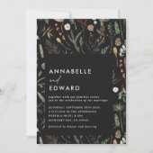 Botanischer Blumenzauber aus Foto Einladung (Vorderseite)