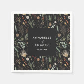 Botanischer Blumenzauber aus Foto Serviette (Vorderseite)