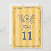 Botanischer Blumenzwiebelstreifen Einladung (Vorderseite)