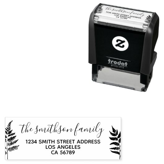 Botanischer Blütenbaum Permastempel (Beispiel)