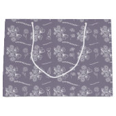 Botanischer Bohemischer Lavendel Große Geschenktüte (Vorderseite)