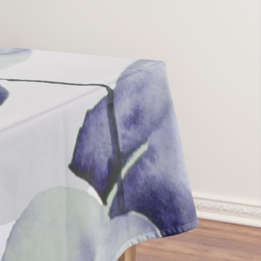 Botanischer Boho Cyan Lila Tischdecke (Beispiel)