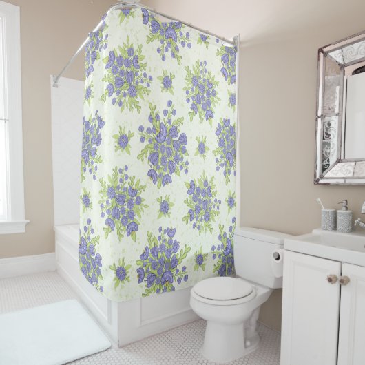 Botanischer Boho Duschvorhang (Beispiel)