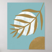 Botanischer Boho Mystic Bohemisch boho Sun Moon Wa Poster (Vorne)