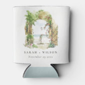 Botanischer Botanischer Arch Sand Beach Seascape W Dosenkühler (Vorderseite)