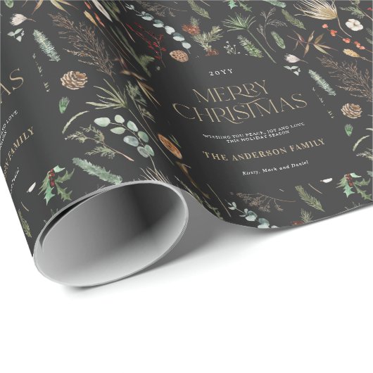 Botanischer Botanischer Botanischer Botanischer Ga Geschenkpapier (Rolleneckpunkt)