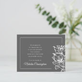 Botanischer Botanischer Gedenkturm Dankeskarte (Stehend Vorderseite)