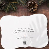 Botanischer Botanischer Holly Berry Folies Feiertagskarte