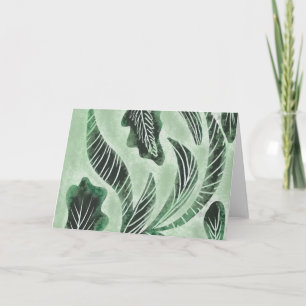 Botanischer Botanist mit handgezeichneter Grünanla Karte