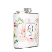 Botanischer Brief-O-Monogramm Flachmann (Rechts)