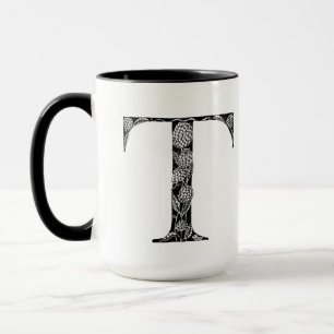 Botanischer Brief-T-Tasse, Art von Elizabeth Samps Tasse