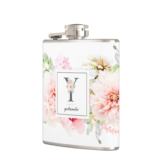 Botanischer Brief Y Monogram Flachmann (Links)