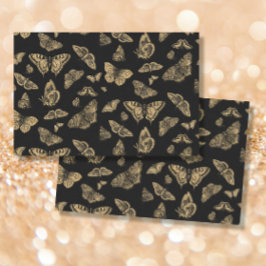 Botanischer Butterfly-Glitzer-Muster Seidenpapier