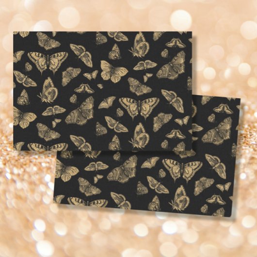 Botanischer Butterfly-Glitzer-Muster Seidenpapier