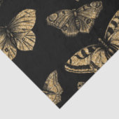 Botanischer Butterfly-Glitzer-Muster Seidenpapier (Ausschnitt)