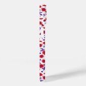 Botanischer Damaskop, weißer Mohnhörer Case-Mate iPhone Hülle (Rückseite / Rechts)