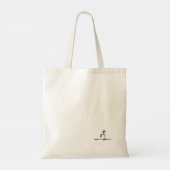 Botanischer Dark Academia Minimalist-Gartenleser  Tragetasche (Rückseite)