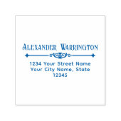 Botanischer Divisionsbereich #2 Name Rücksendeadre Permastempel (Design)