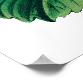 Botanischer Druck Poster (Ecke)
