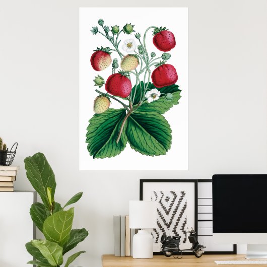 Botanischer Druck Poster (Heimbüro)