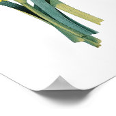 Botanischer Druck von DAFFODILS, Original von Redo Poster (Ecke)