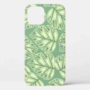 Botanischer Dschungel nahtlos in pastellgrün Case-Mate iPhone Hülle