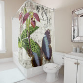 Botanischer Duschvorhang (Beispiel)