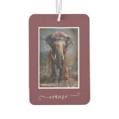 Botanischer Elefant Autolufterfrischer (Rückseite)